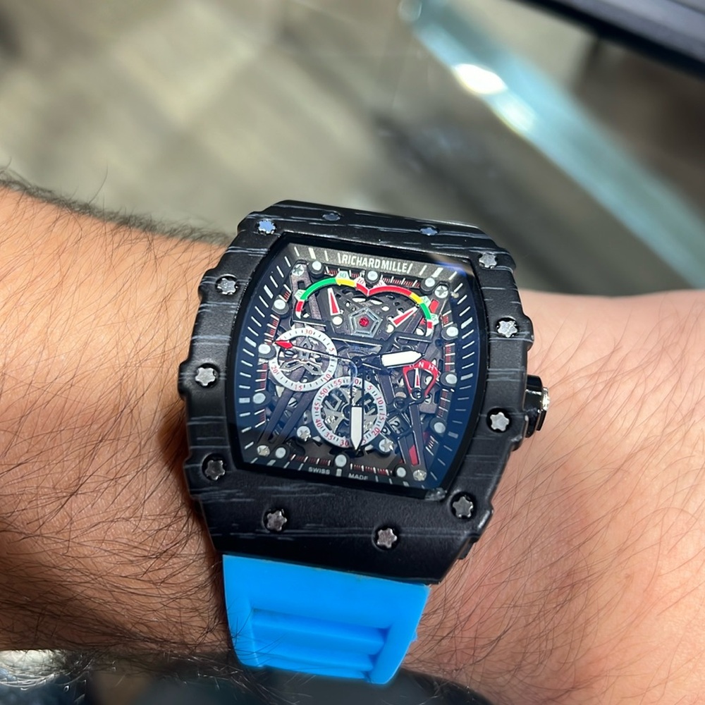 Richard Mille blue watch